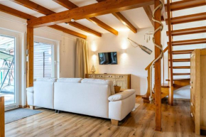 Ferienhaus Ruhehafen mit Garten, überdachter Terasse, Hund willkommen!